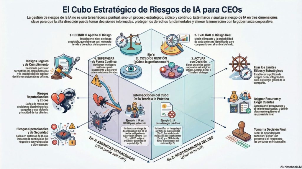 El Cubo Estratégico de Riesgos del uso de la Inteligencia Artificial: mi marco de decisión para CEOs 9